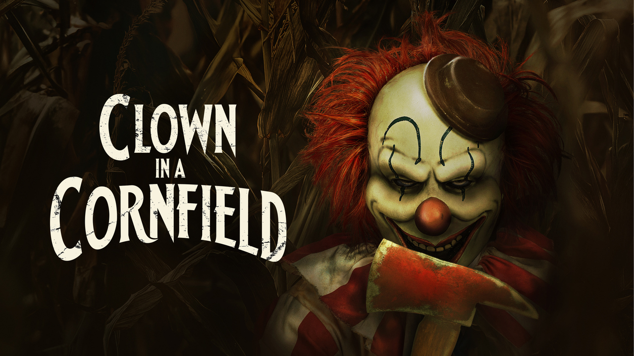 CLOWN  IN A CORNFIELD banner