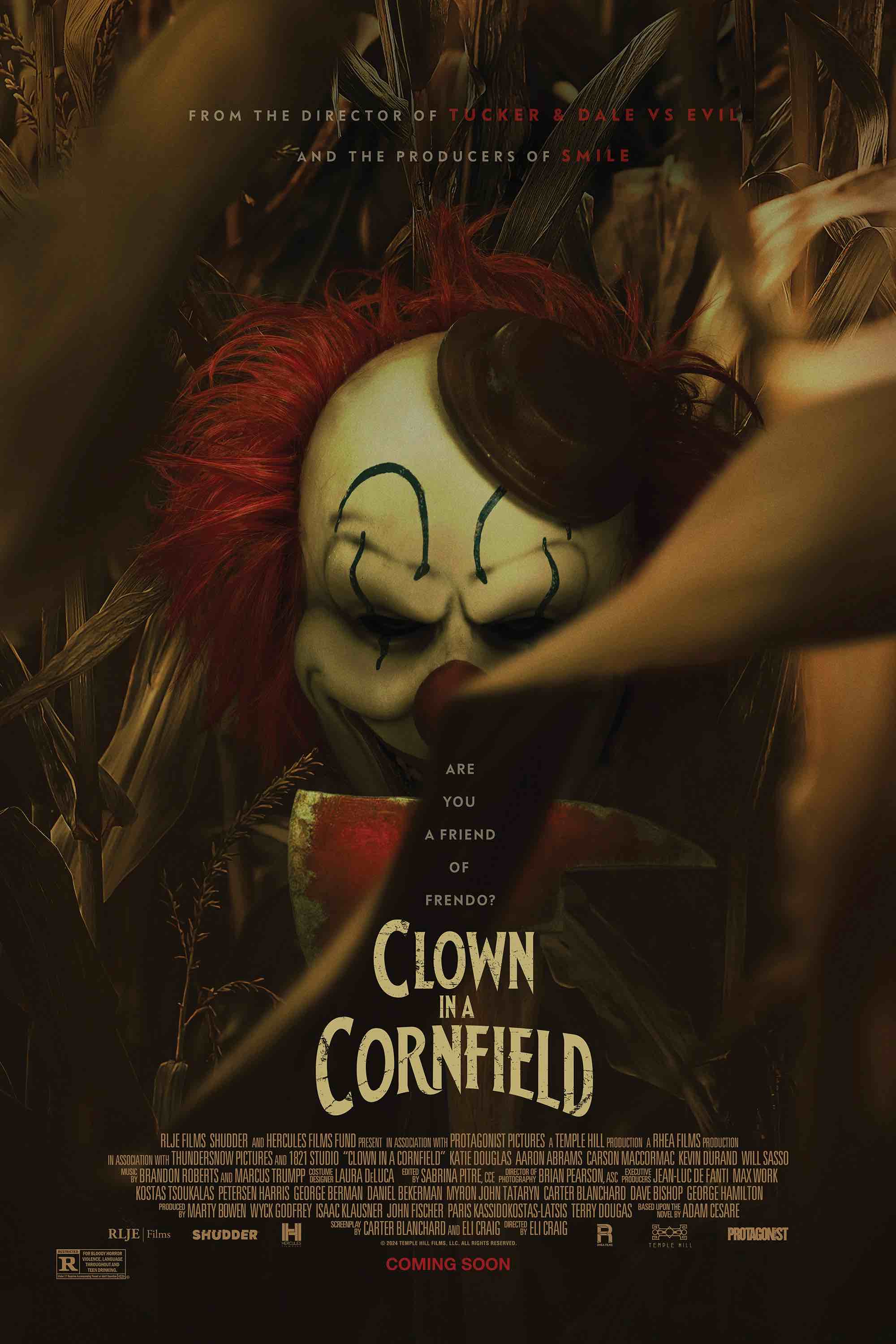 CLOWN  IN A CORNFIELD